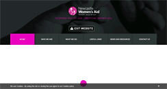 Desktop Screenshot of newcastlewomensaid.org.uk